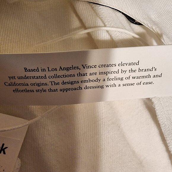 Vince Paneled Scoop Neck Dress NWT White Small - Picture 9 of 15
